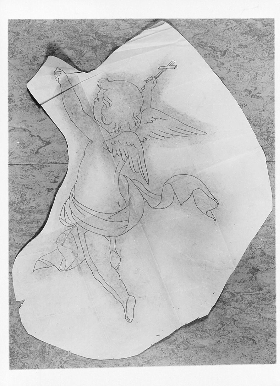 angelo (disegno) di Saltini Pietro (terzo quarto sec. XIX)