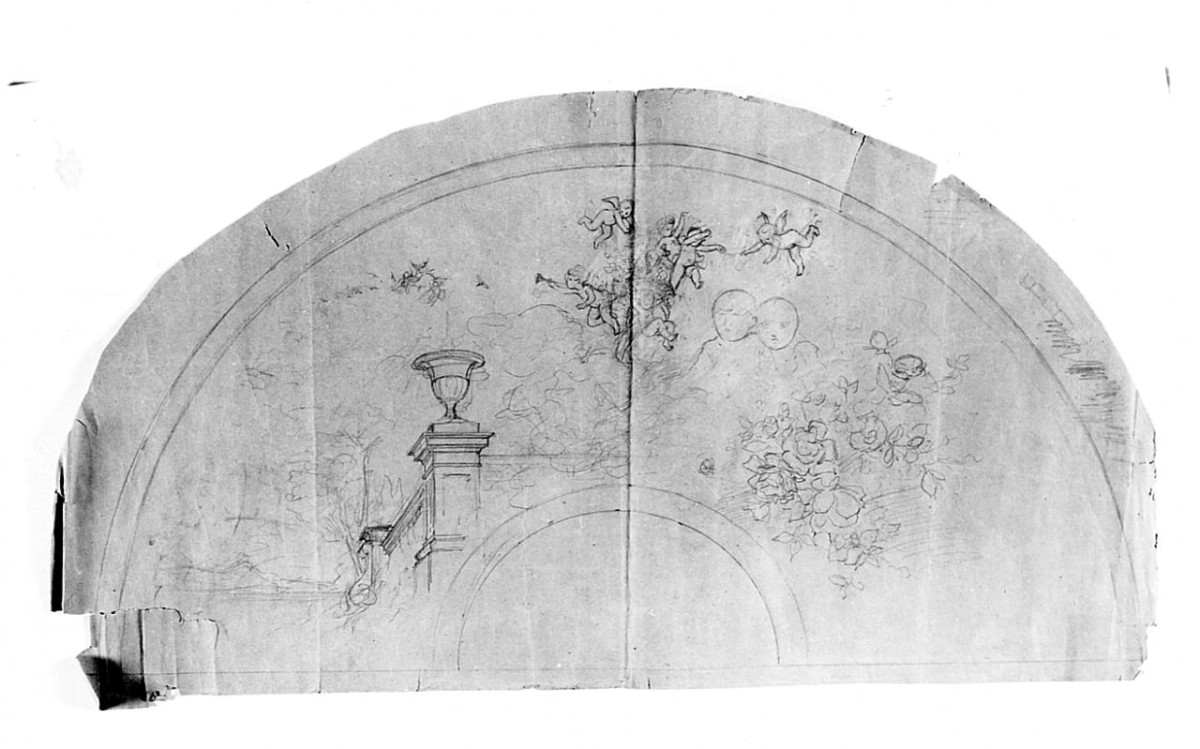 fregio (disegno) di Saltini Pietro (terzo quarto sec. XIX)