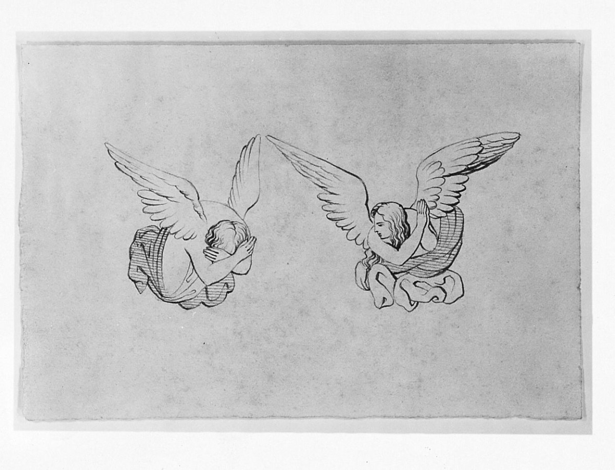 angeli (disegno) di Saltini Pietro (terzo quarto sec. XIX)