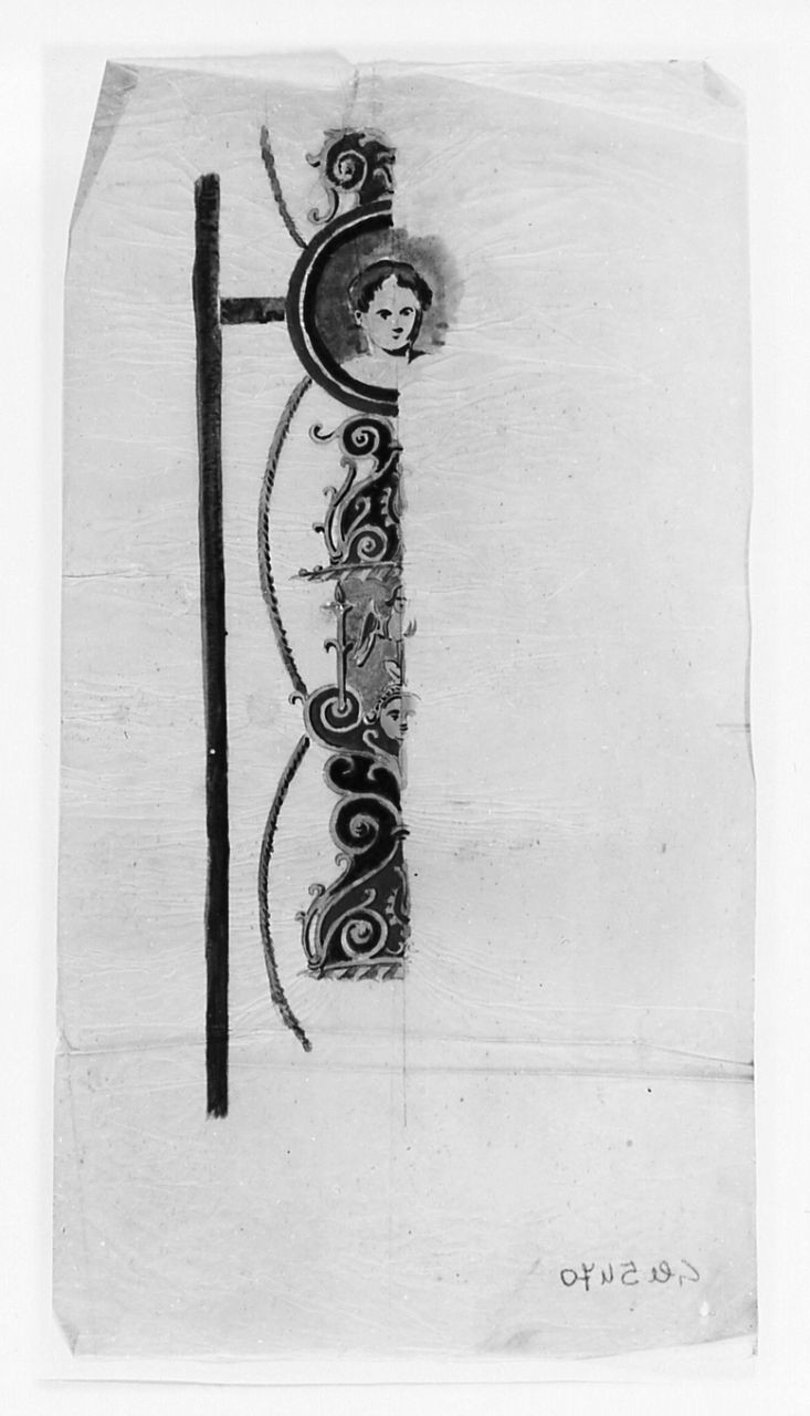 motivo decorativo (disegno) di Saltini Pietro (terzo quarto sec. XIX)