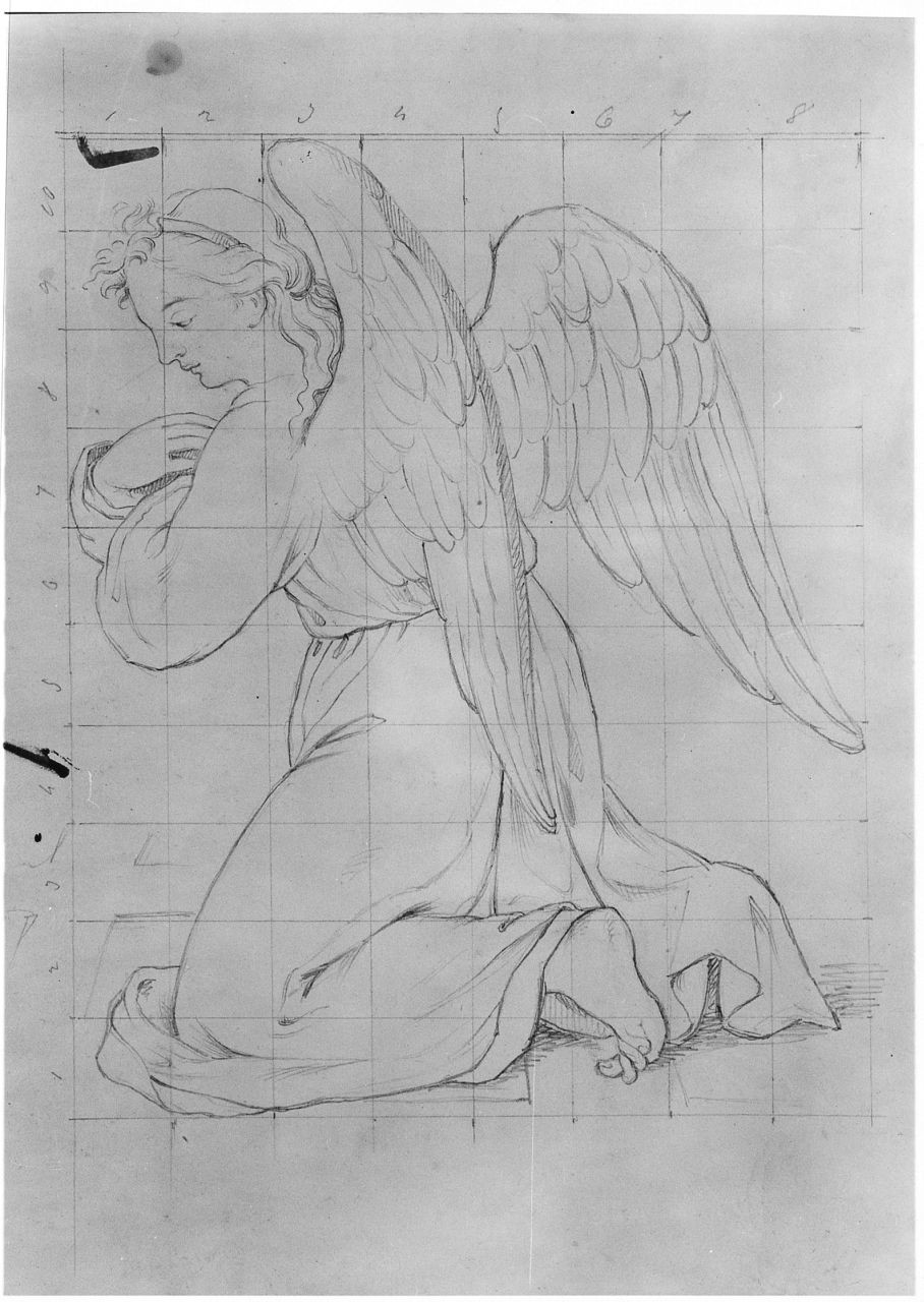 angelo (disegno) di Saltini Pietro (terzo quarto sec. XIX)