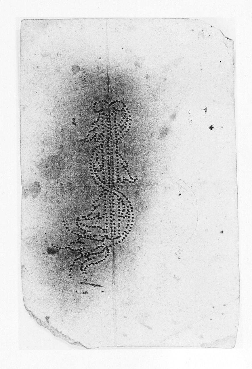 lettera istoriata (disegno) di Saltini Pietro (terzo quarto sec. XIX)