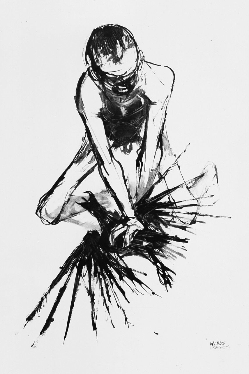 figura maschile (disegno) di Wines James (sec. XX)