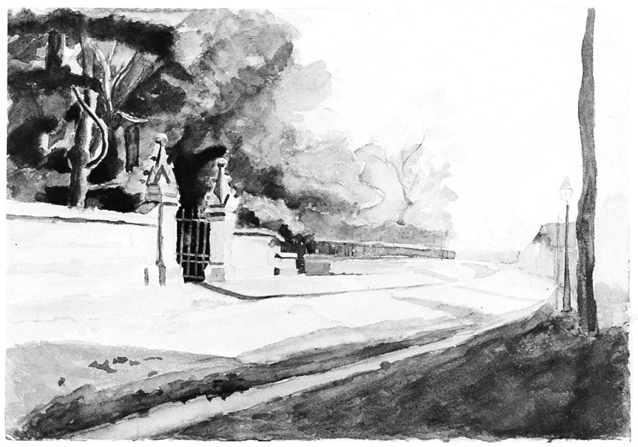 La Grand Route de la Côte du Havre (disegno) di Ancillotti Torello (sec. XIX)