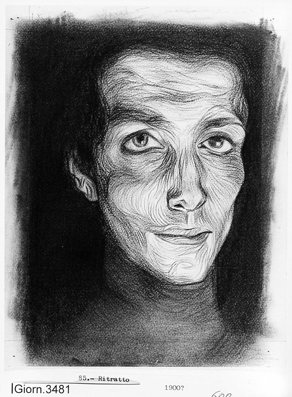 ritratto d'uomo (disegno) di Ancillotti Goretti Beatrice (sec. XX)