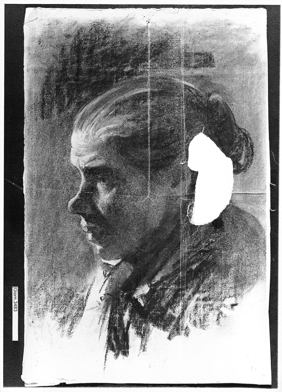 Carolina (r.), ritratto di donna (r.), ritratto di donna (v.) (disegno) di Ancillotti Goretti Beatrice (sec. XX)