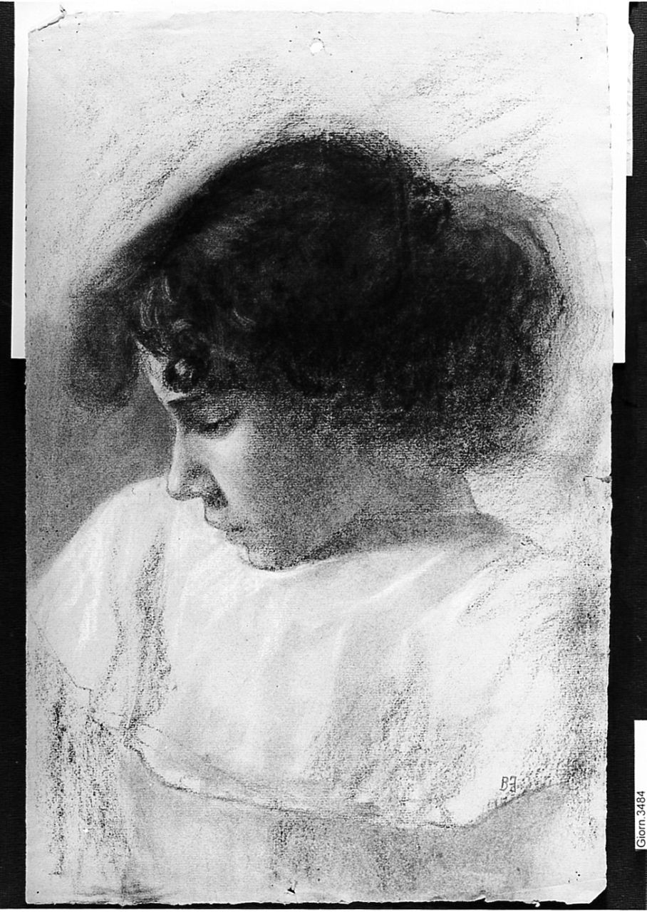 ritratto di donna (disegno) di Ancillotti Goretti Beatrice (sec. XIX)