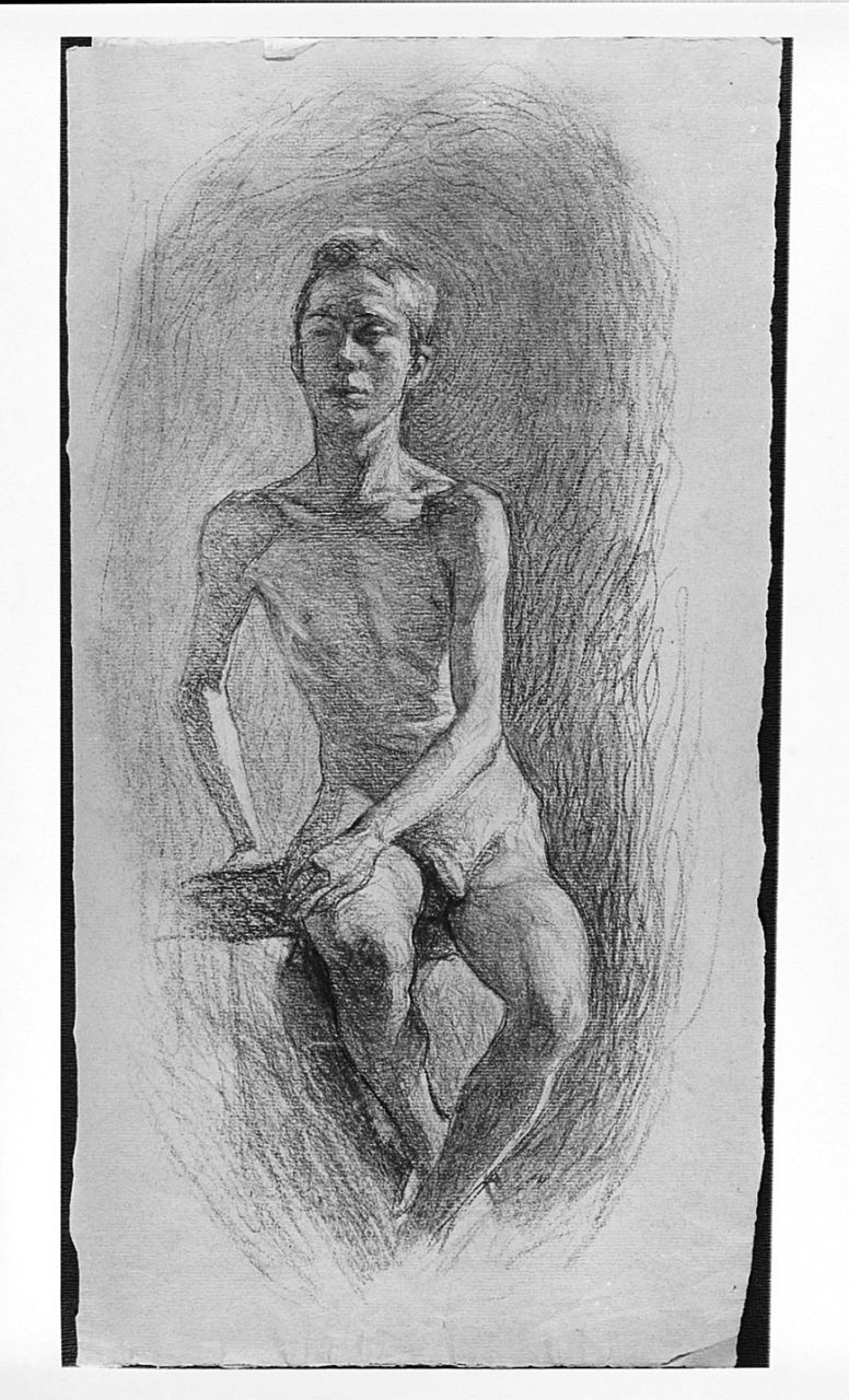 figura maschile (disegno) di Ancillotti Goretti Beatrice (sec. XX)