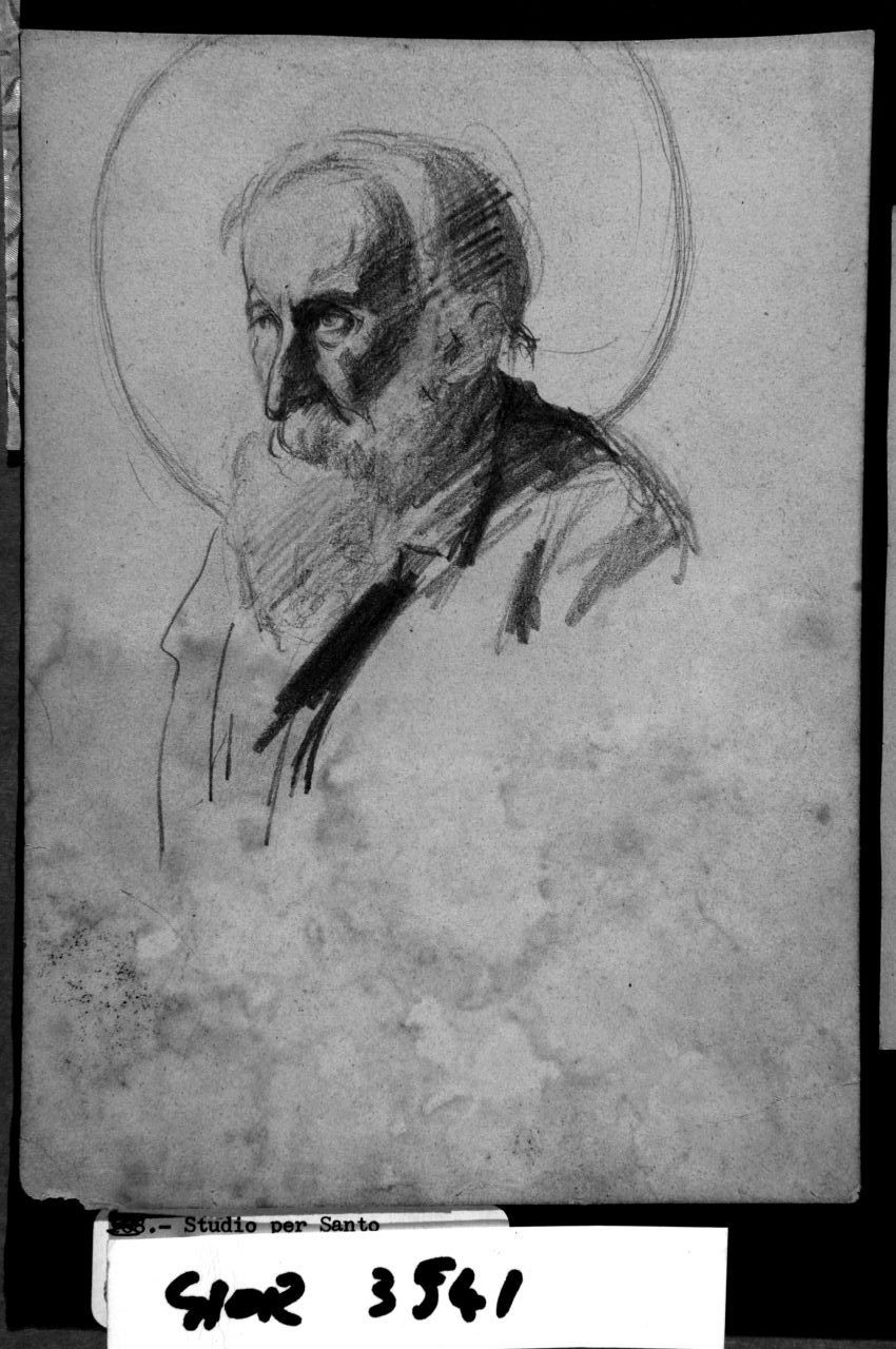 Santo (disegno) di Ancillotti Goretti Beatrice (sec. XX)