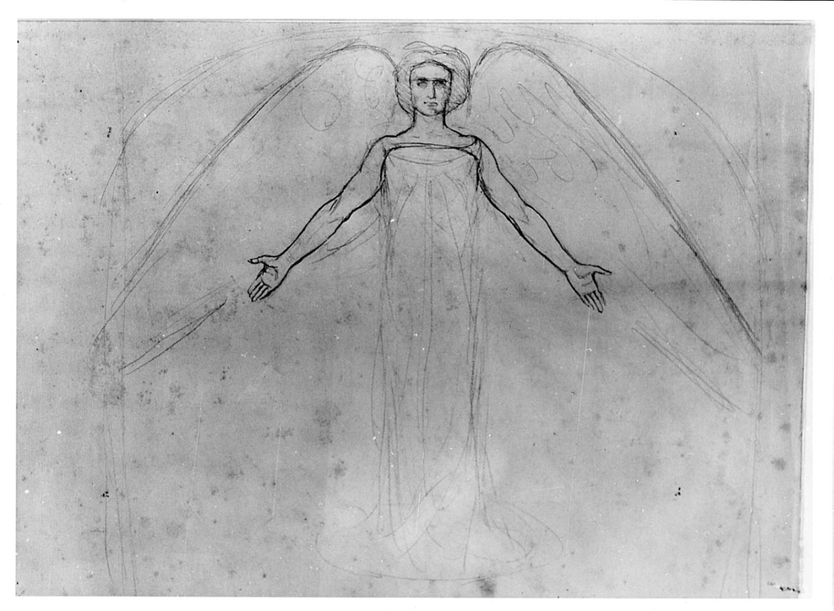 angelo (disegno) di Ancillotti Goretti Beatrice (sec. XX)