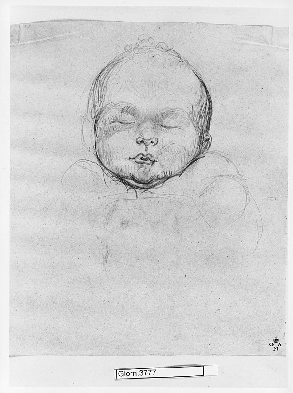 bambino (disegno) di Chaplin Elisabeth (sec. XX)