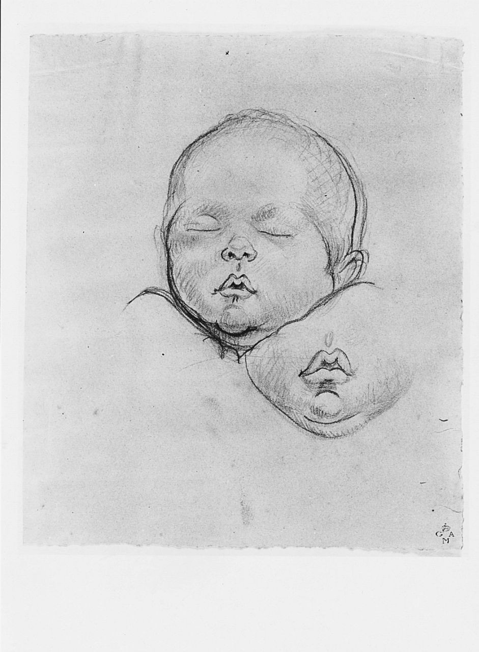 bambino (disegno) di Chaplin Elisabeth (sec. XX)