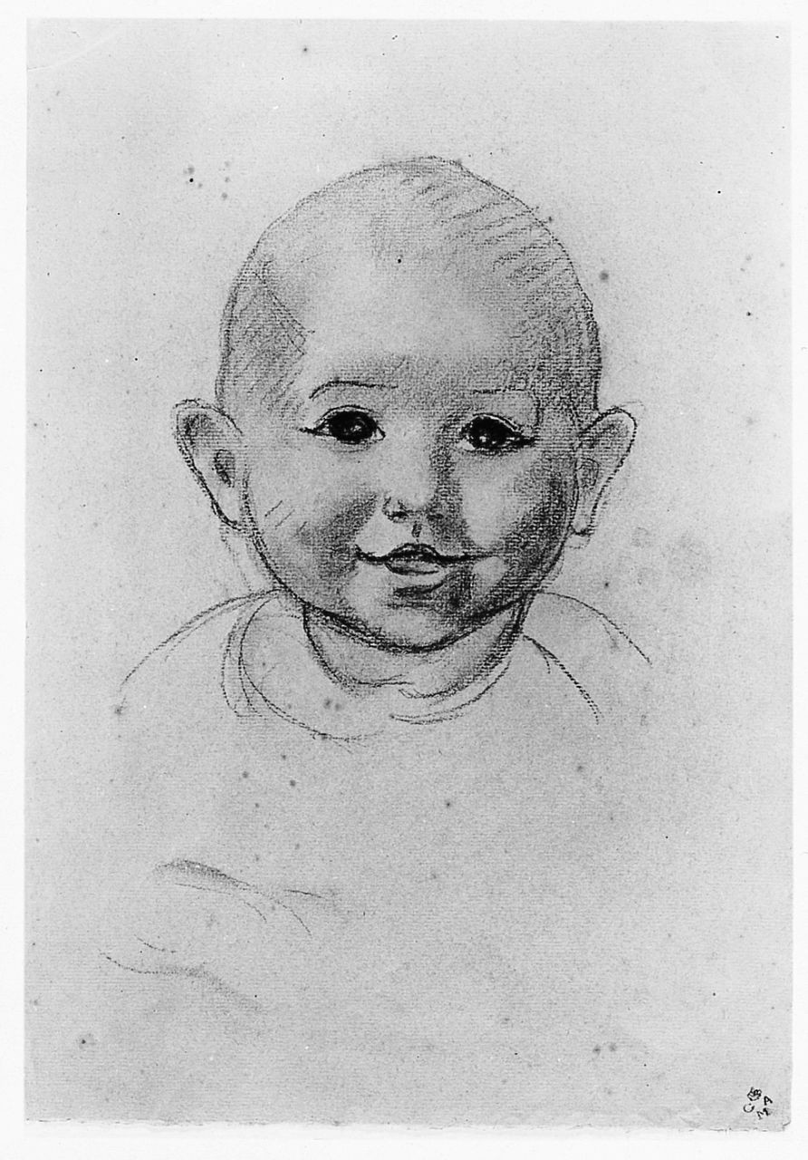 bambino (disegno) di Chaplin Elisabeth (sec. XX)