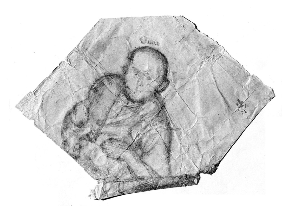 figura maschile (disegno) di Boncinelli Evaristo (sec. XX)