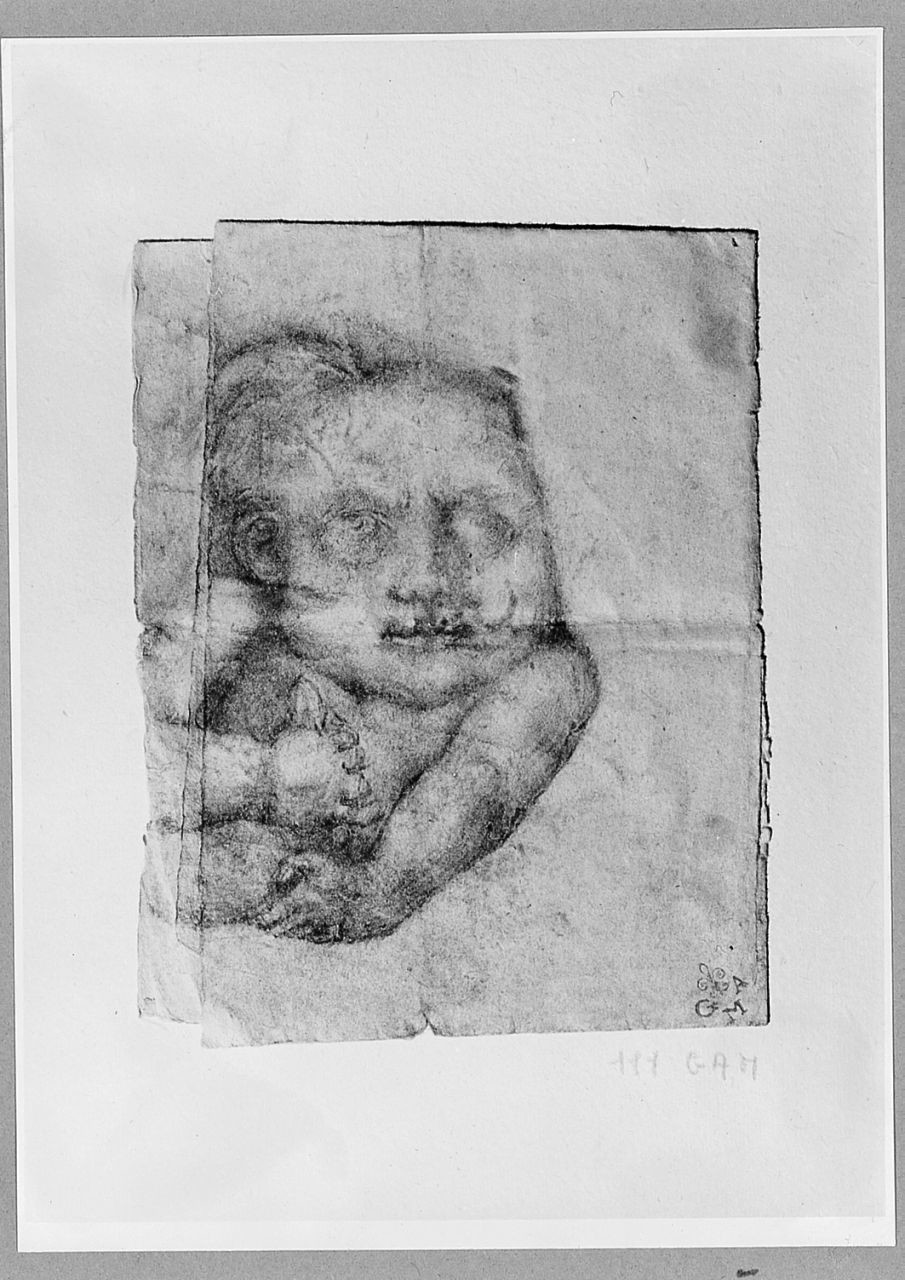 ritratto di bambino (disegno) di Boncinelli Evaristo (sec. XX)