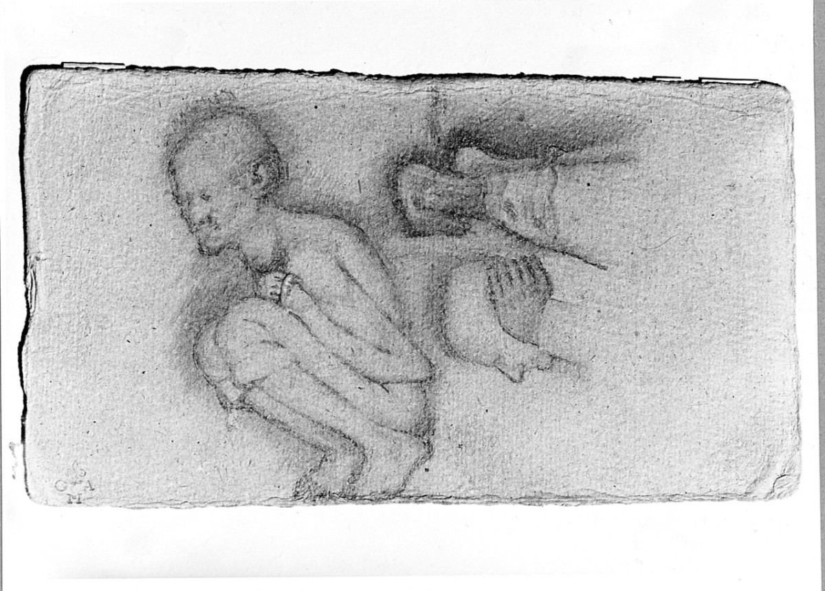 figura maschile (disegno) di Boncinelli Evaristo (sec. XX)