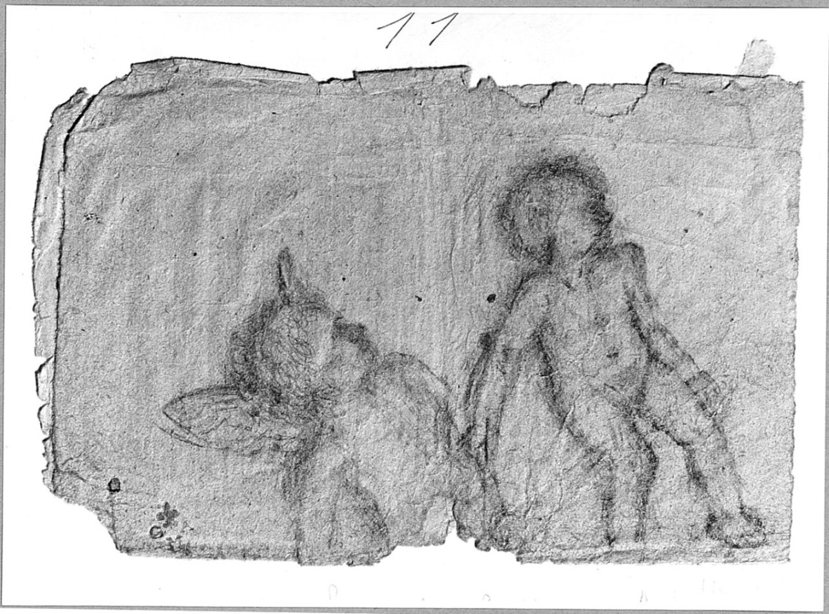 putto/ bambino (disegno) di Boncinelli Evaristo (sec. XX)