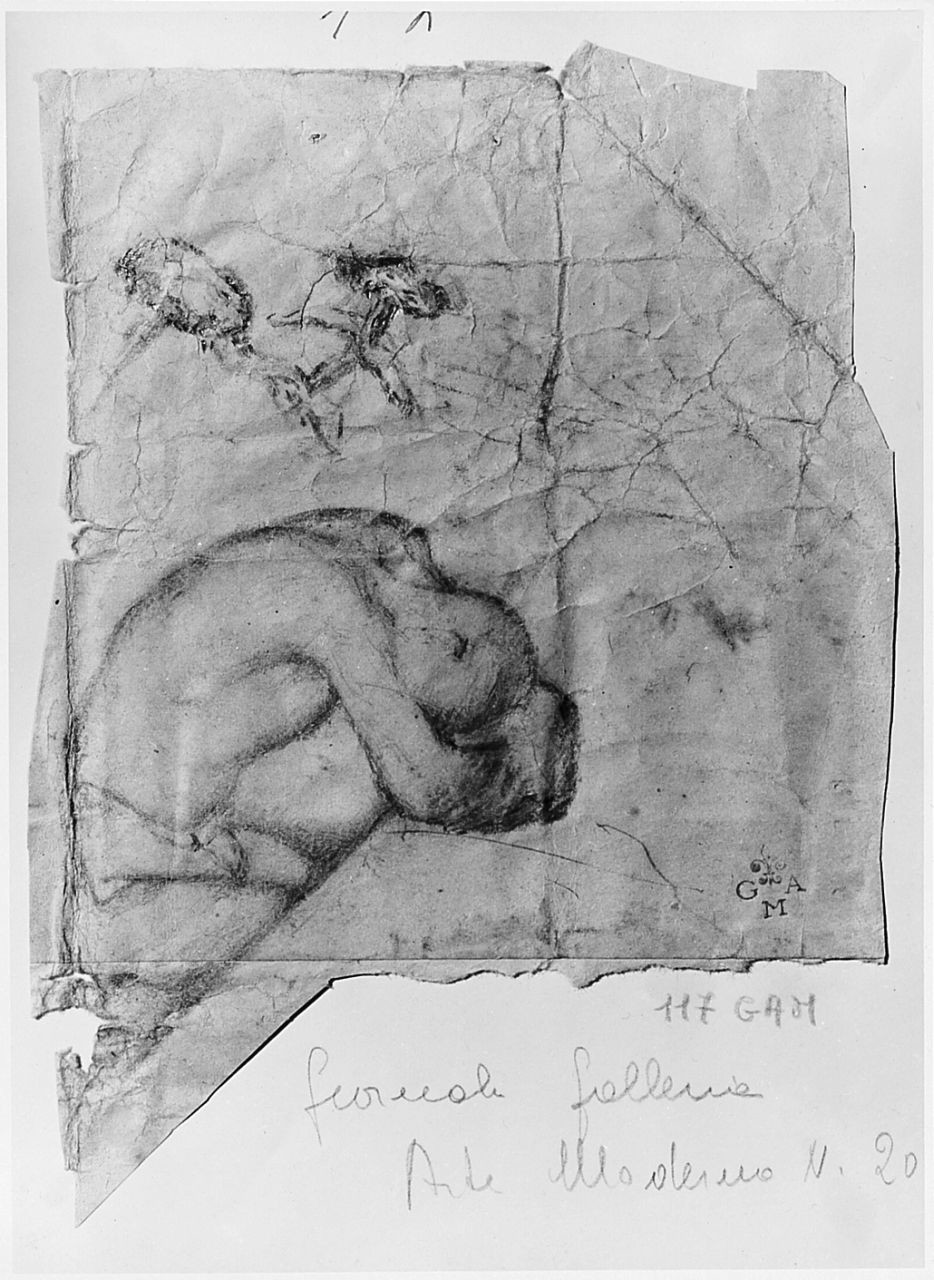 figura maschile (disegno) di Boncinelli Evaristo (sec. XX)