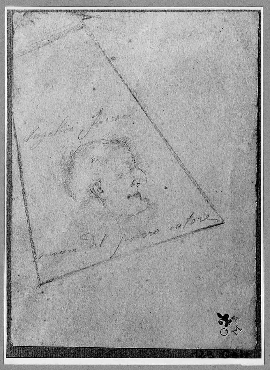 La suocera, ritratto di donna (disegno) di Boncinelli Evaristo (sec. XX)