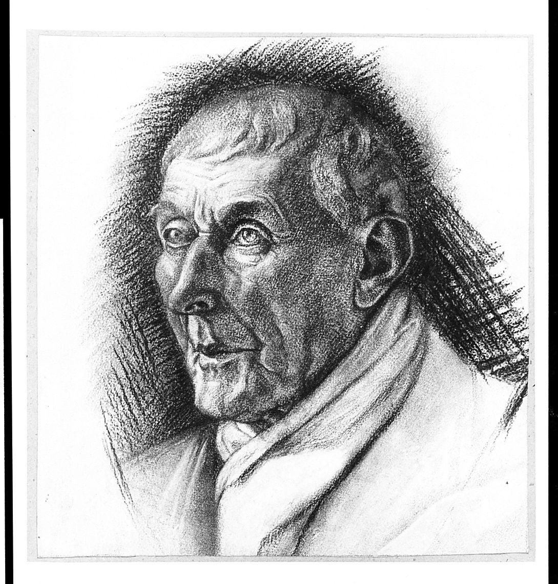 ritratto d'uomo (disegno) di Boncinelli Evaristo (sec. XX)