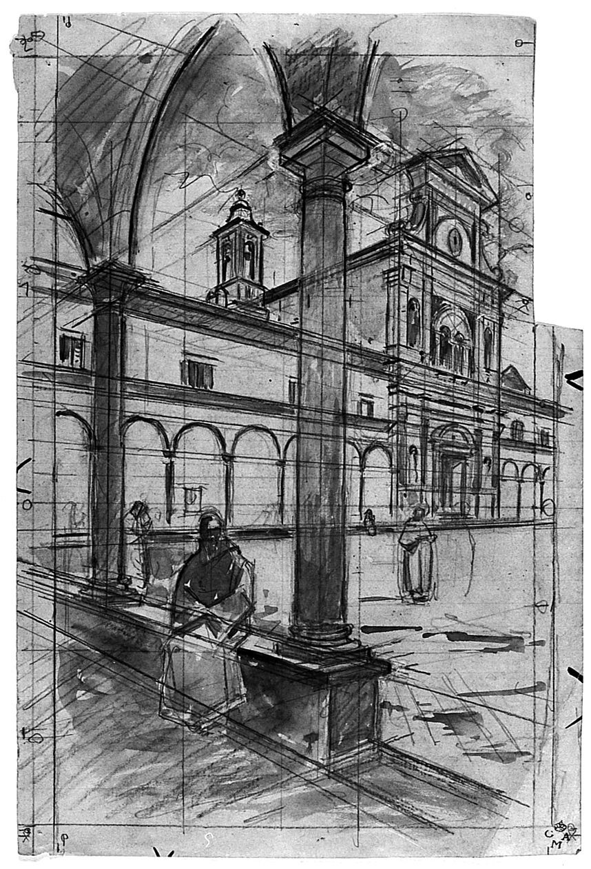 disegno geometrico (r.), disegno geometrico (v.) (disegno) di Cecchi Adriano (sec. XX)