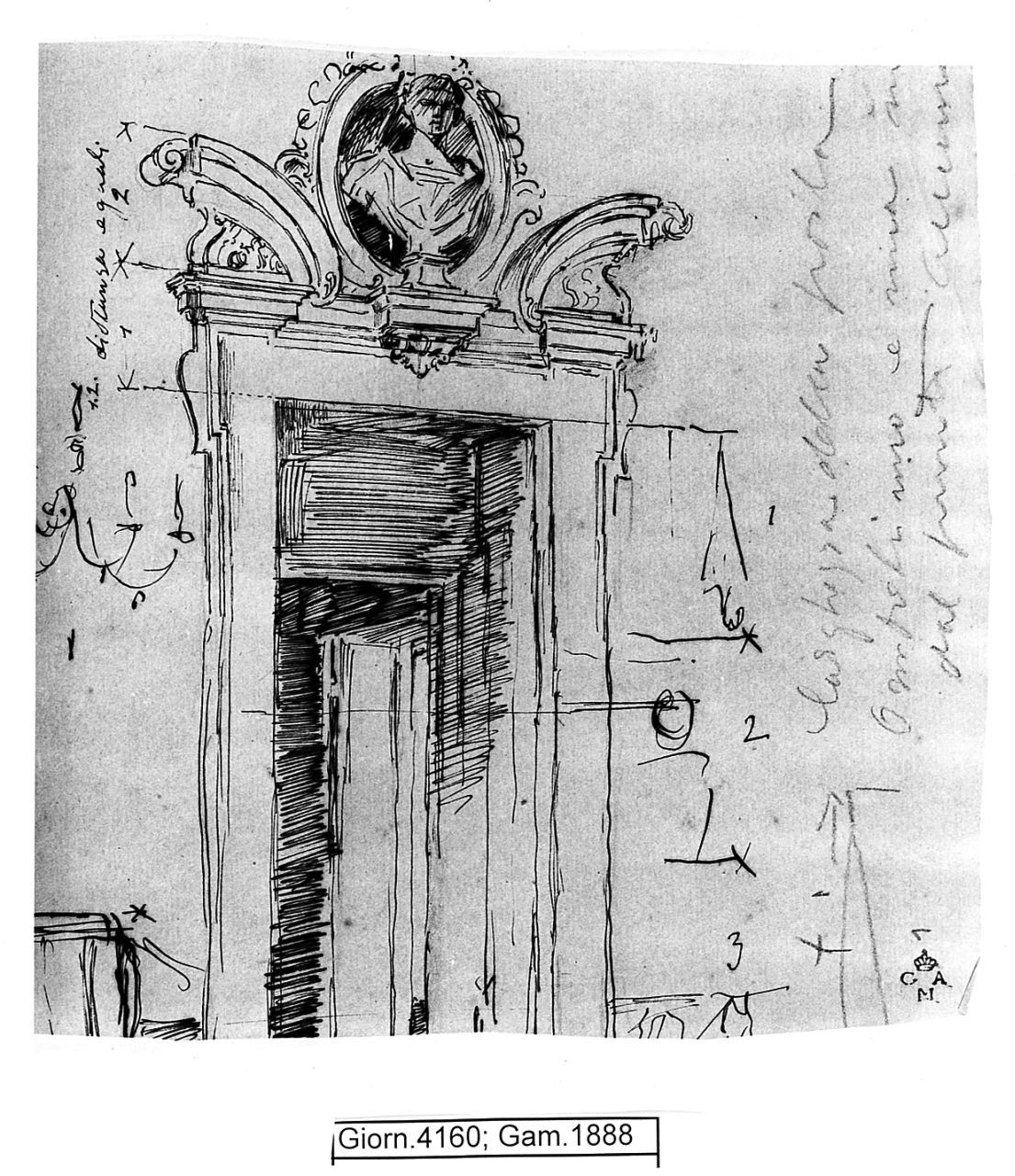 architettura (disegno) di Cecchi Adriano (sec. XX)