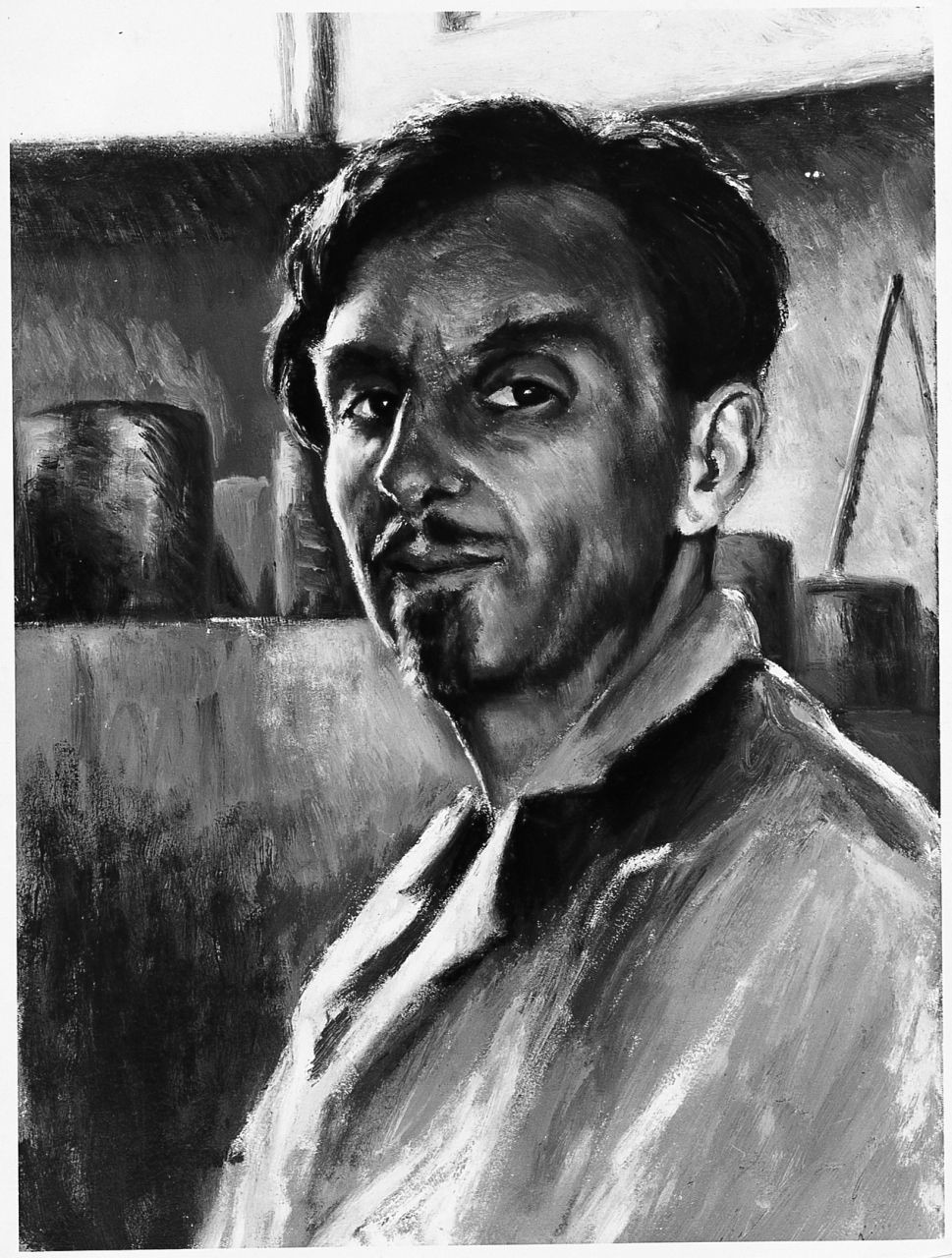 autoritratto Fausto Magni (dipinto) di Magni Fausto (sec. XX)