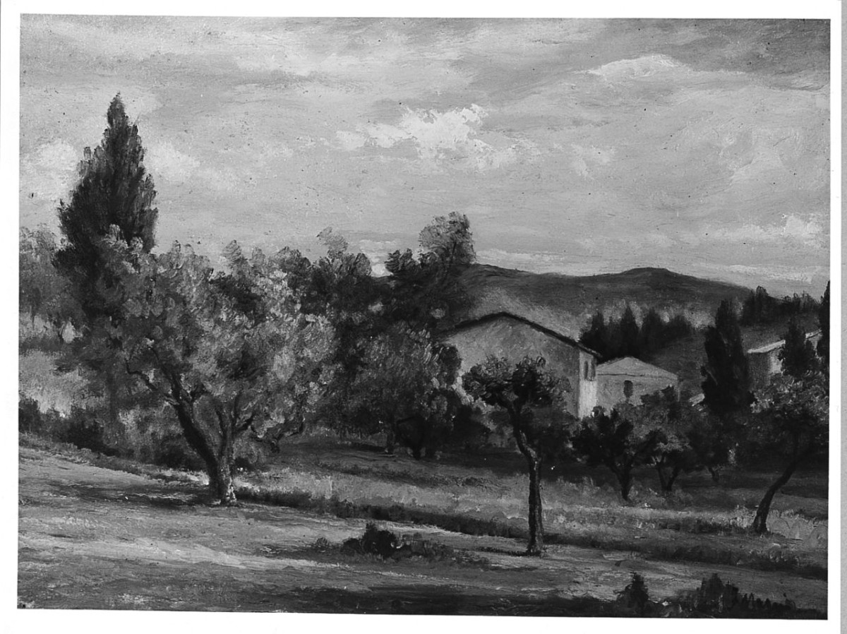 paesaggio rurale (dipinto) di Magni Fausto (sec. XX)