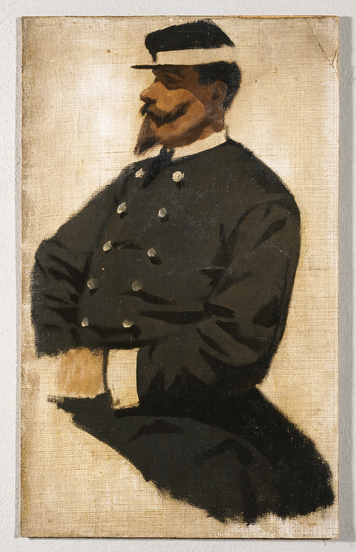 Ufficiale, ritratto d'uomo (dipinto) di Puccinelli Antonio (sec. XIX)