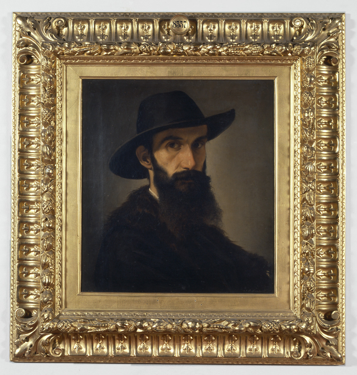 ritratto di Curio Nuti patriota dell'anno 1848 (dipinto) di Puccinelli Antonio (sec. XIX)