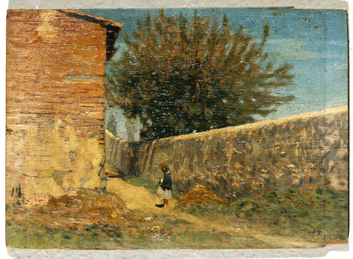 Piagentina (dipinto) di Signorini Telemaco (sec. XIX)