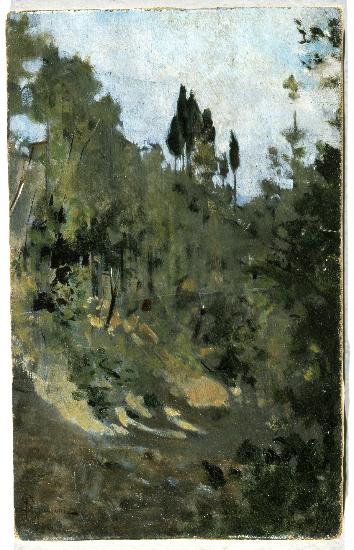 paesaggio (dipinto) di Signorini Telemaco (sec. XIX)