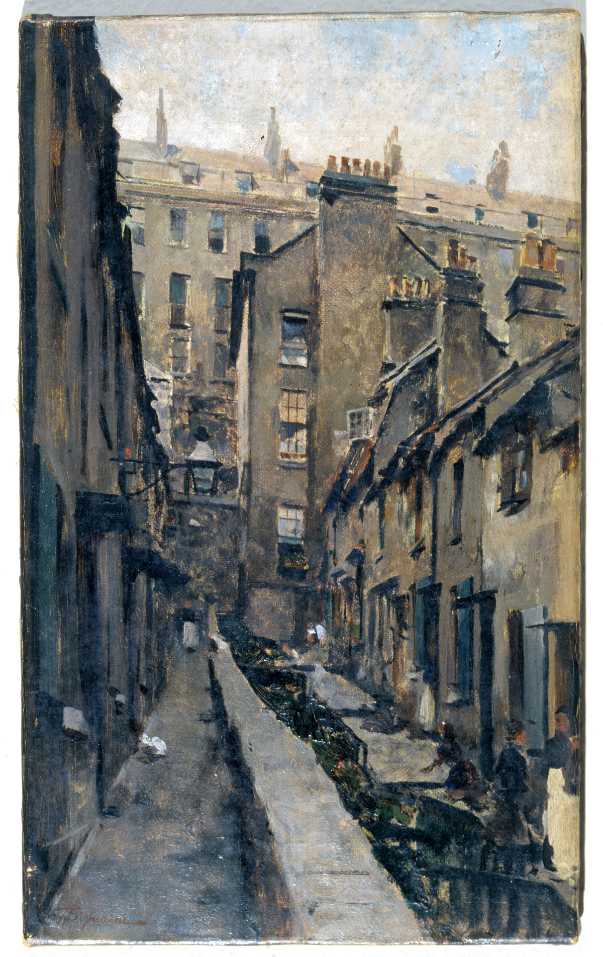 Cornwell Row (dipinto) di Signorini Telemaco (sec. XIX)