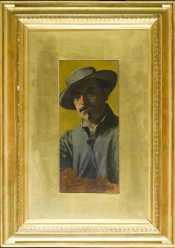 ritratto d'uomo (dipinto) di Vinea Francesco (sec. XIX)