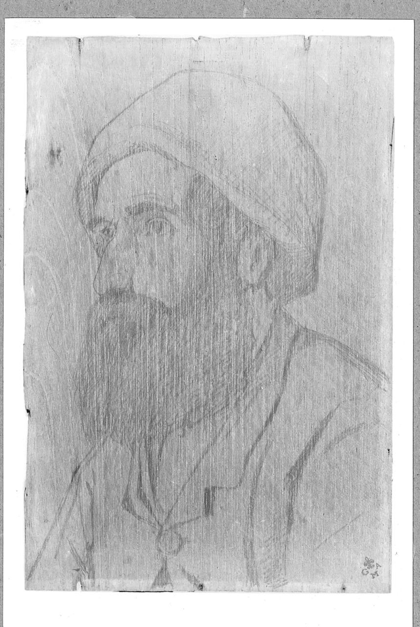 ritratto d'uomo (dipinto) di Abbati Giuseppe (terzo quarto sec. XIX)