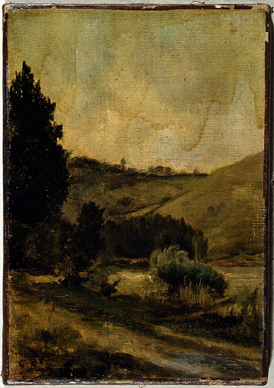 paesaggio (dipinto) di Banti Cristiano (seconda metà sec. XIX)