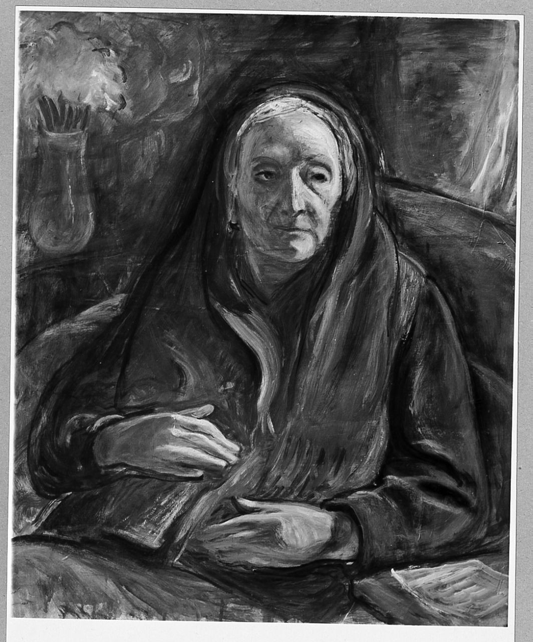 ritratto di Ida, ritratto di donna (dipinto) di Chaplin Elisabeth (sec. XX)