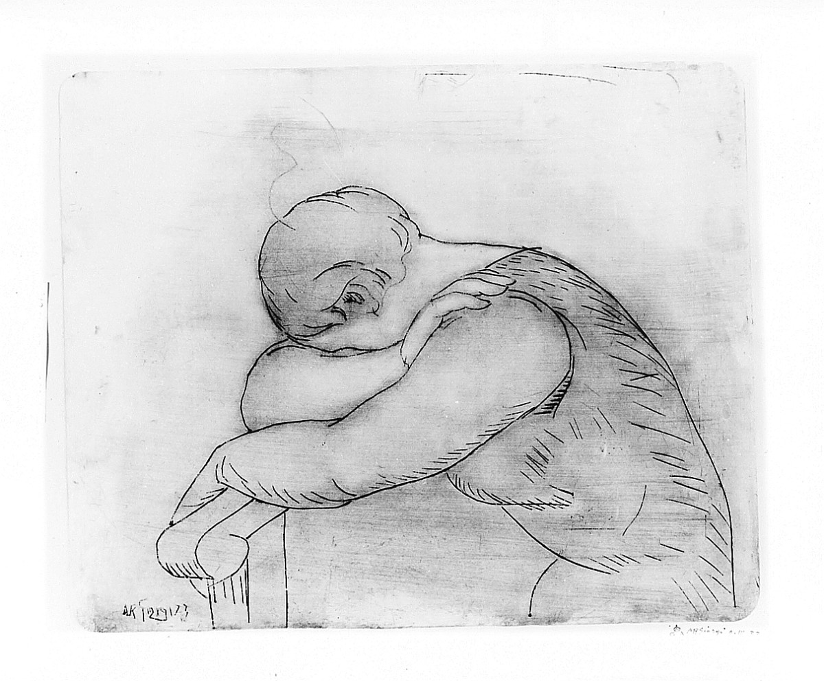 figura femminile (stampa) di Giorgi Antonio Ruggero (sec. XX)