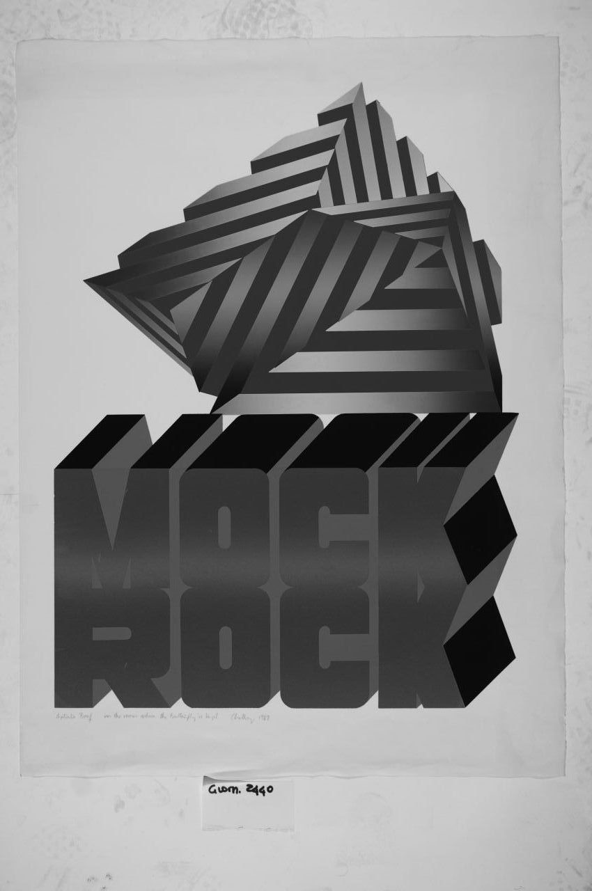 soggetto astratto (stampa) di Challenger Michael (sec. XX)