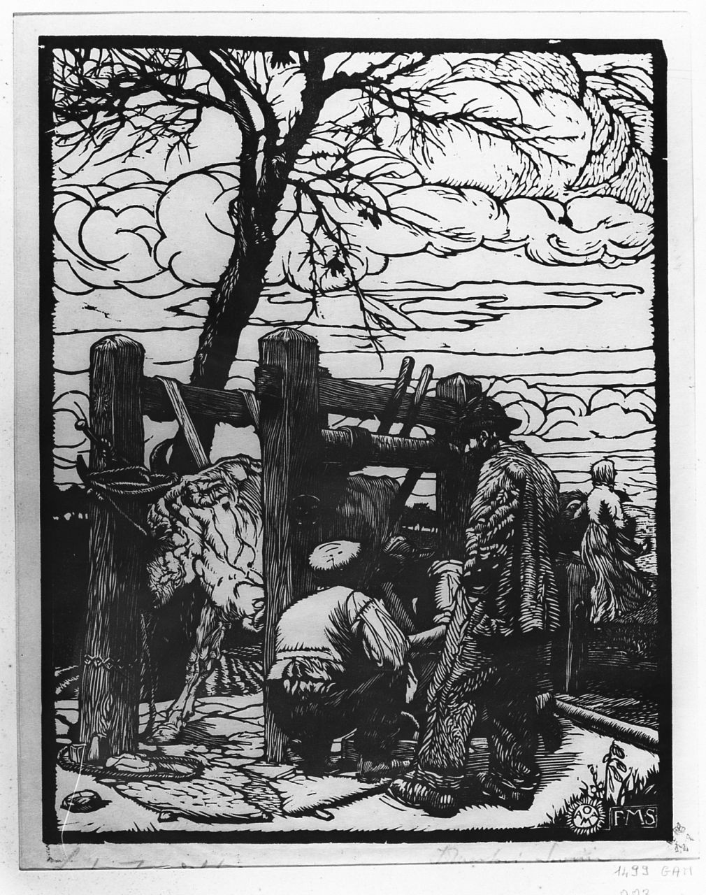 figure maschili (stampa) di Marfori Savini Filippo (sec. XX)