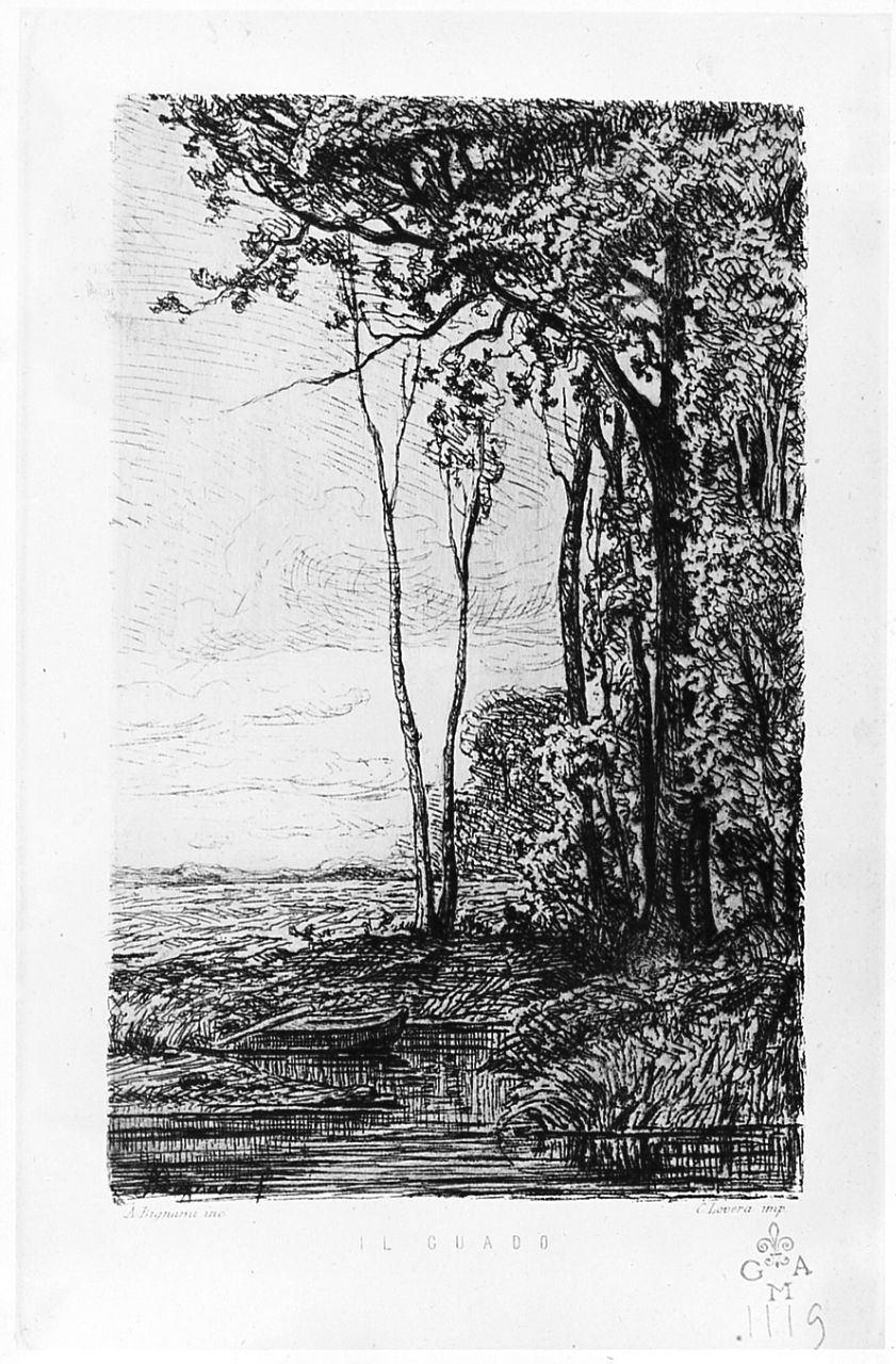 paesaggio (stampa) di Bignami Adolfo (sec. XIX)