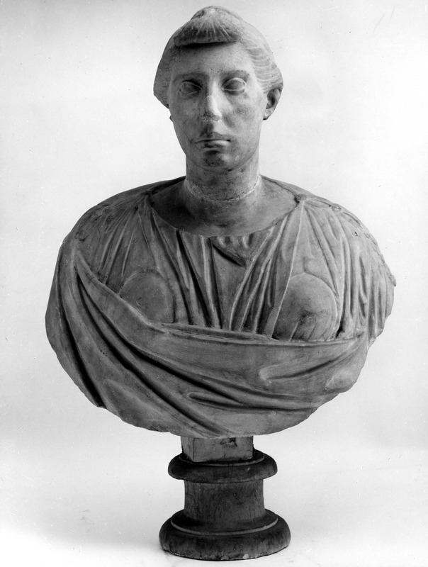 busto femminile (scultura) - ambito italiano (XVII/ XIX)