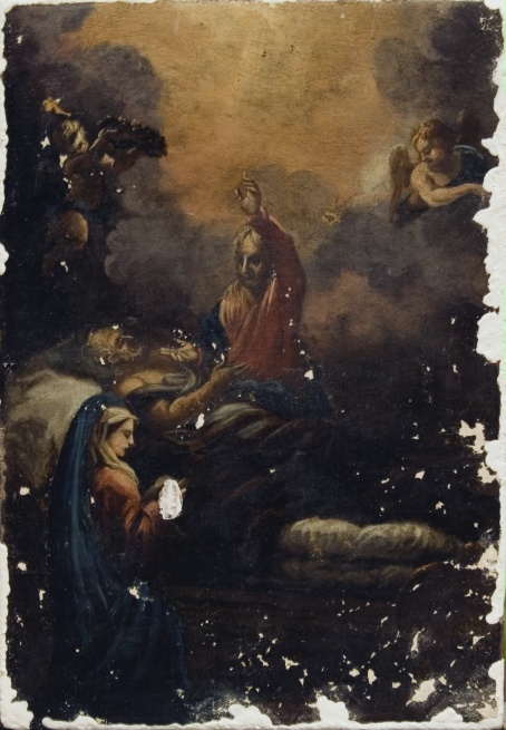 morte di San Giuseppe (dipinto) - ambito fiorentino (fine/ inizio XVII/XVIII)