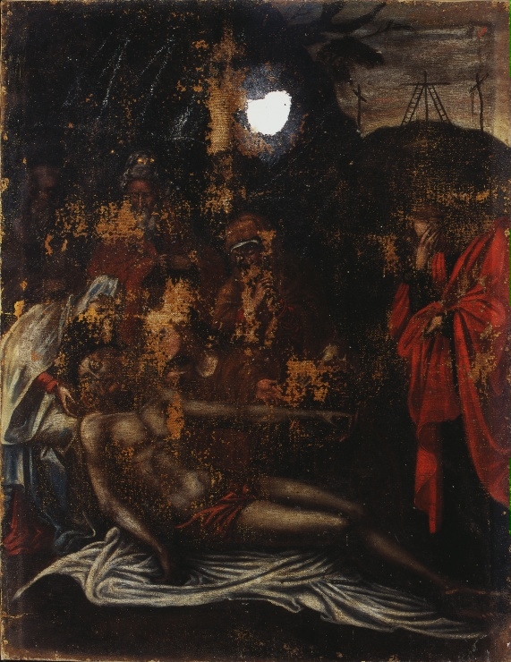Compianto sul Cristo morto (dipinto) - ambito fiorentino (fine/ inizio XVII)