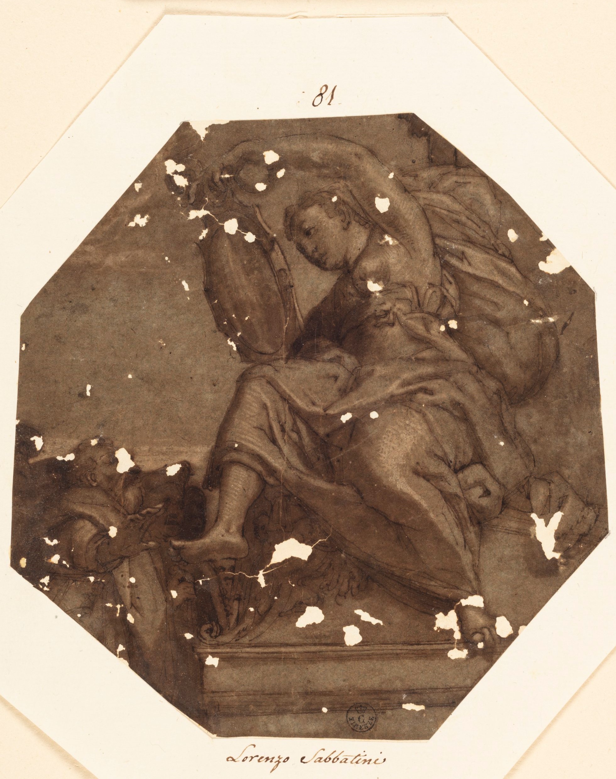 Sapienza (disegno) di Sabatini Lorenzo detto Lorenzino da Bologna (seconda metà XVI)