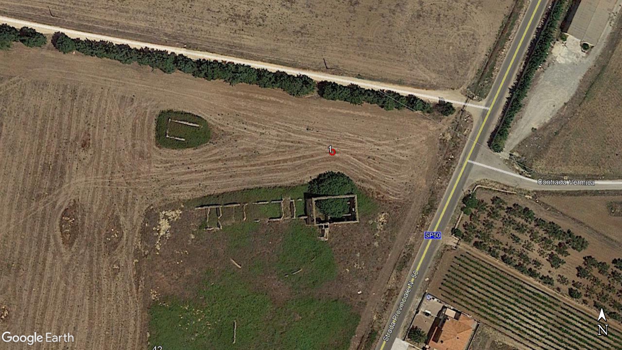 Isola di Capo Rizzuto, progetto NATO 1989, sito n. 1 (area di materiale mobile, area di frammenti fittili e materiali da costruzione) - Isola di Capo Rizzuto (KR)  (Età greco-romana)