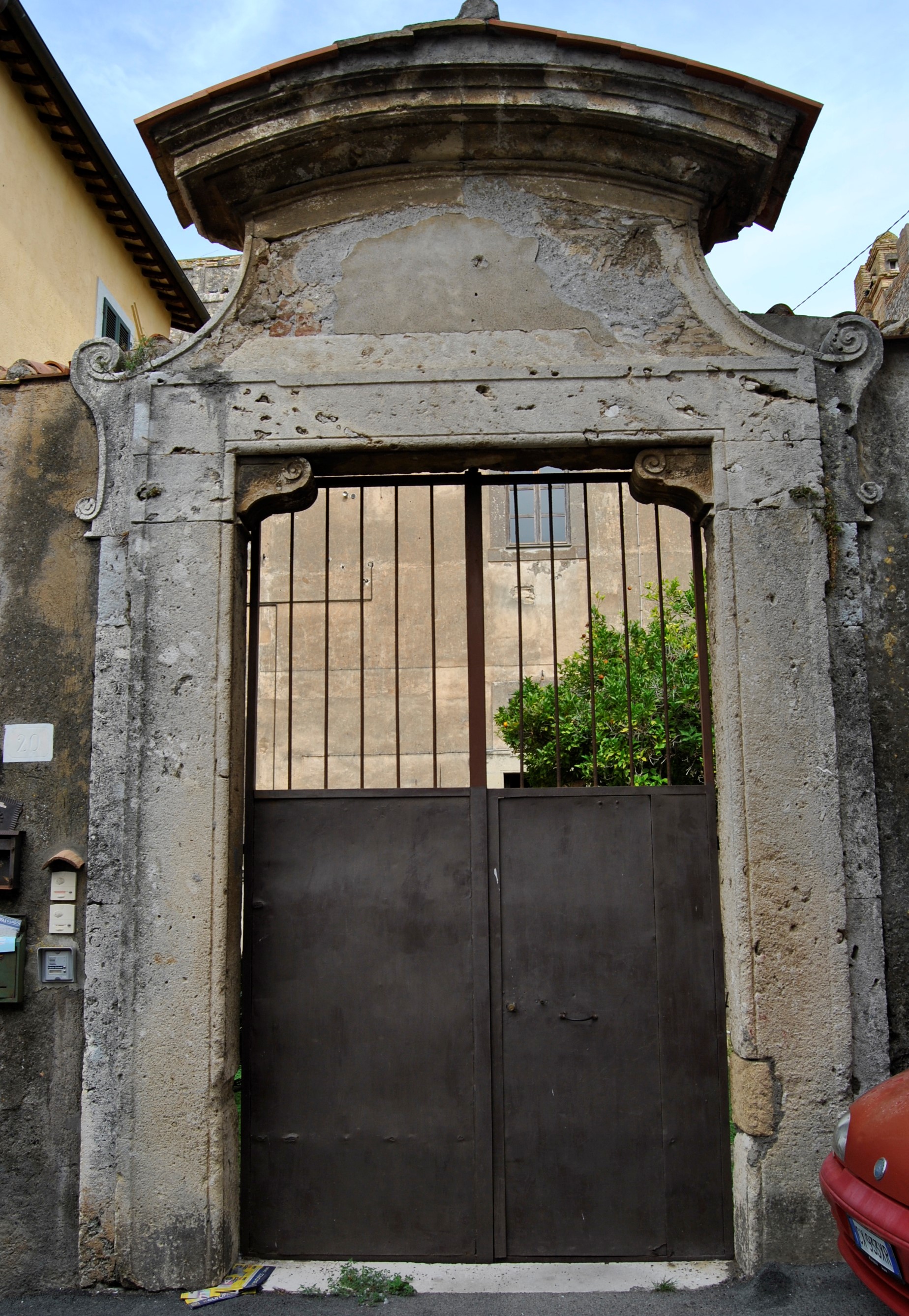 portale - d'ingresso - ambito laziale (inizio XVIII)