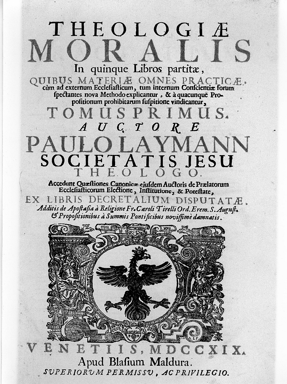 aquila con corona (stampa) - ambito veneziano (sec. XVIII)