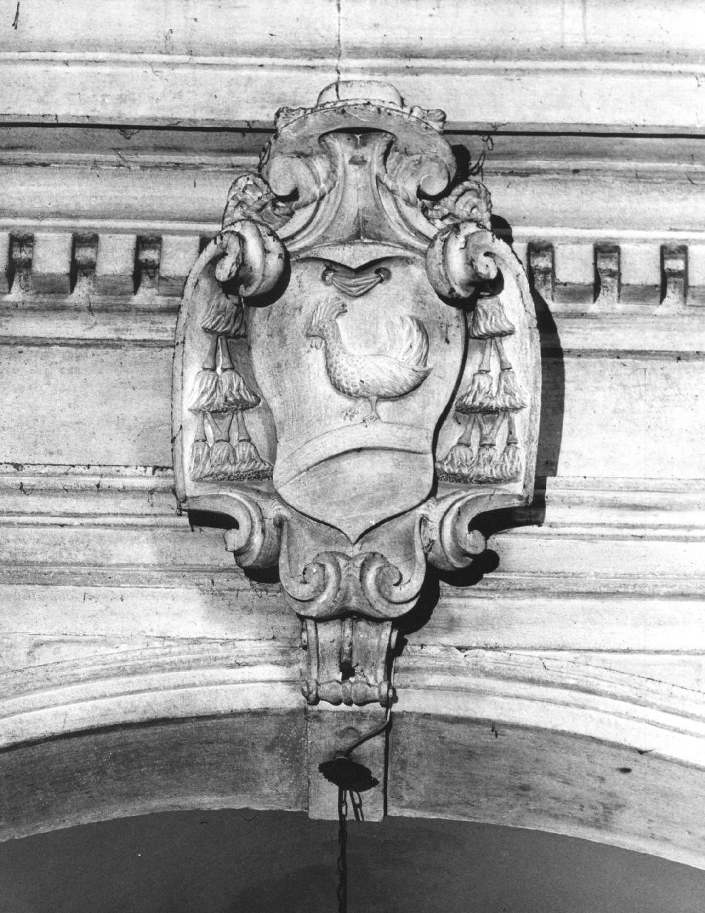 stemma gentilizio della famiglia Salvagnoli (rilievo) - ambito toscano (sec. XVIII)