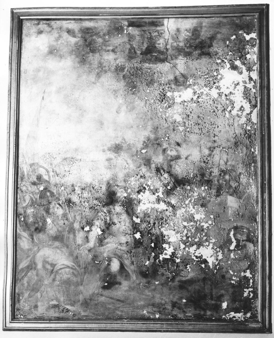 dipinto murale staccato - ambito toscano (fine/ inizio secc. XVII/ XVIII)